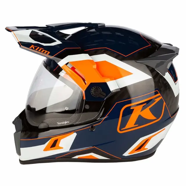 KLIM KRIOS PRO ECE Hjelm S Karbon - Koroyd Rally Striking Orange 
