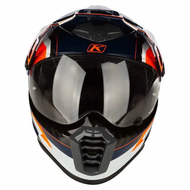 KLIM KRIOS PRO ECE Hjelm S Karbon - Koroyd Rally Striking Orange 