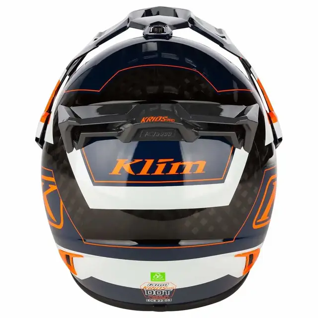 KLIM KRIOS PRO ECE Hjelm S Karbon - Koroyd Rally Striking Orange 