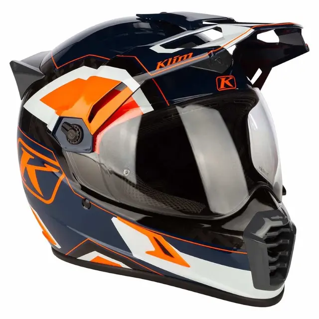KLIM KRIOS PRO ECE Hjelm S Karbon - Koroyd Rally Striking Orange 