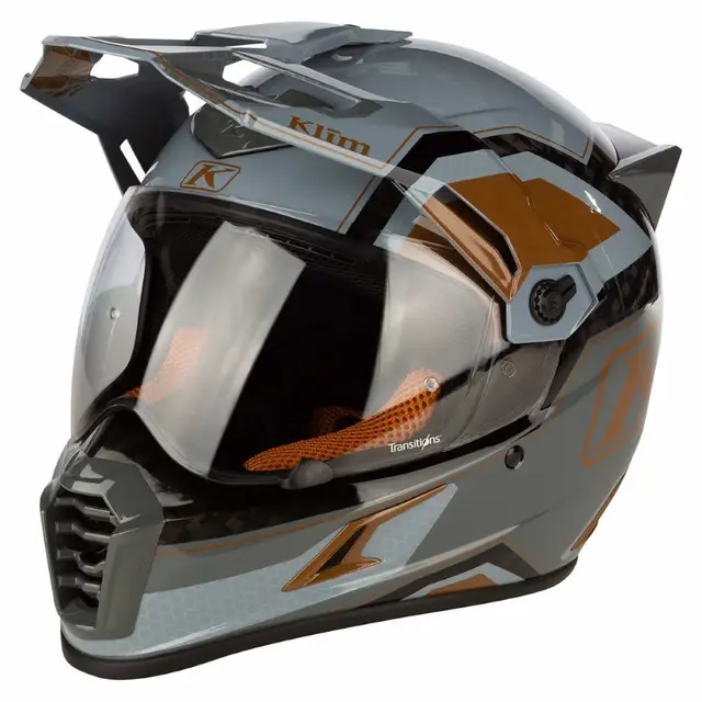 KLIM KRIOS PRO ECE Hjelm M Karbon - Koroyd Rally Metallic Bronze 