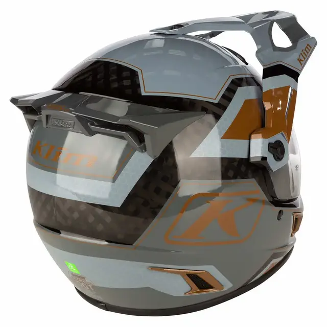 KLIM KRIOS PRO ECE Hjelm M Karbon - Koroyd Rally Metallic Bronze 