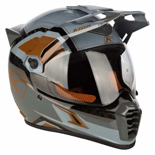 KLIM KRIOS PRO ECE Hjelm M Karbon - Koroyd Rally Metallic Bronze 