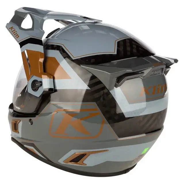 KLIM KRIOS PRO ECE Hjelm M Karbon - Koroyd Rally Metallic Bronze 