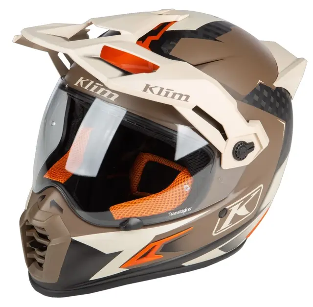 KLIM KRIOS PRO ECE Hjelm M Karbon - Koroyd Charger Peyote 