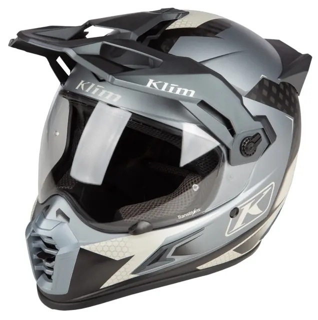KLIM KRIOS PRO ECE Hjelm S Karbon - Koroyd Charger Gray 