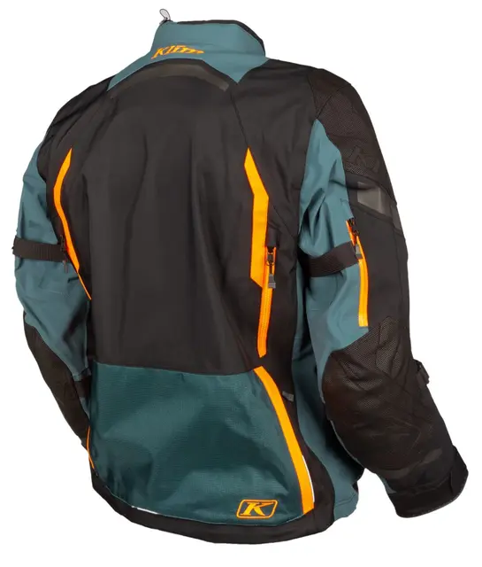 KLIM Badlands Pro Motorsykkel Jakke M Petrol - Strike Orange 