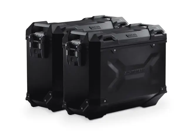Sw-Motech TRAX ADV aluminium case system 37/37 l. BMW F 900 R / XR (19-). Black 