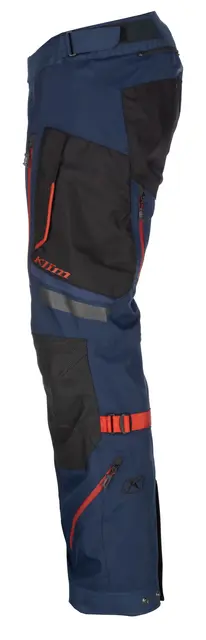 KLIM Badlands Pro Bukse 28 Kort Dress blues - Red oxide 