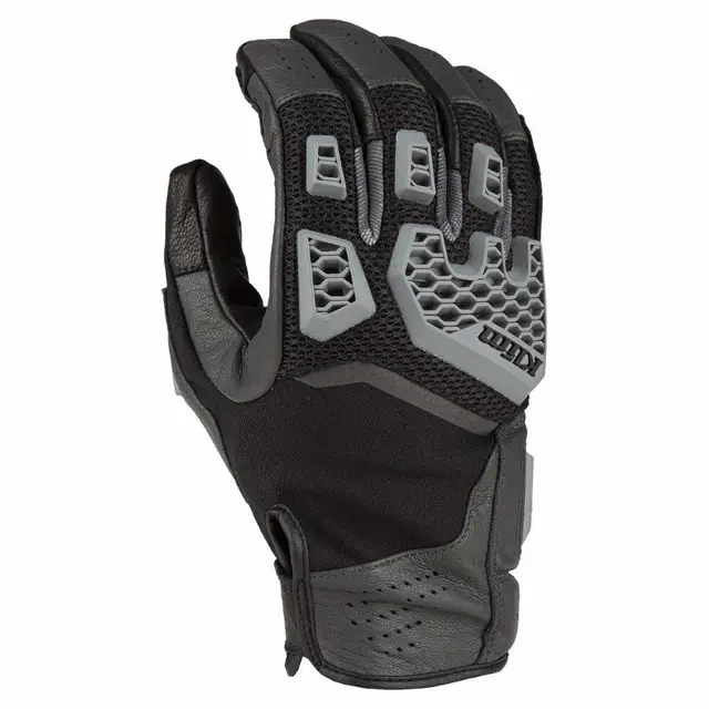 KLIM Baja S4 Motorsykkelhanske S Sort/Blå - For varme dager 