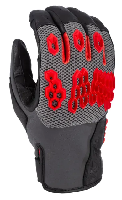 Klim Baja S4 Hanske Rød M Black - Fiery Red 