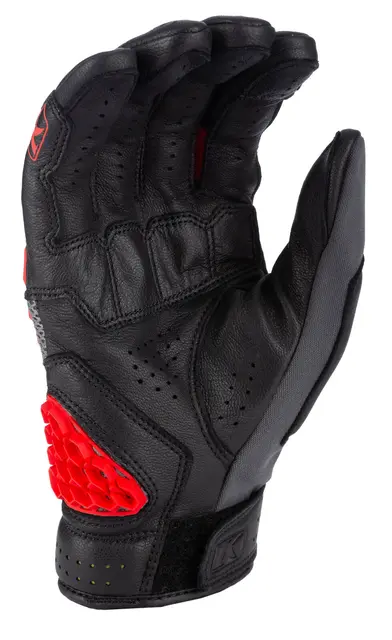 Klim Baja S4 Hanske Rød M Black - Fiery Red 