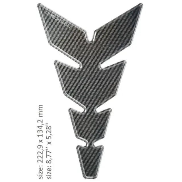 Onedesign tankpad glossy carb slim 22,3 x 13,4 cm 