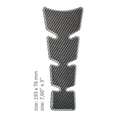 Onedesign tankpad carbonlook slim 19,3 x 7,6cm