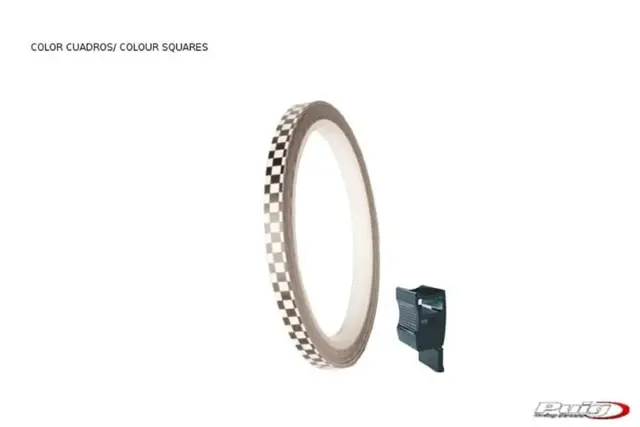 Puig Rim Tape with Applicator | Checker ed Flag 