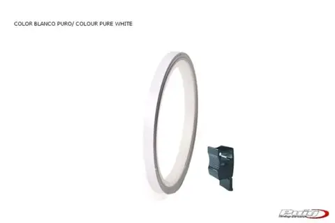 Puig Rim Tape with Applicator | White