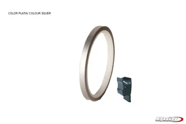 Puig Rim Tape with Applicator | Silver 