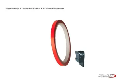 Puig Rim Tape with Applicator | Fluores cent Orange