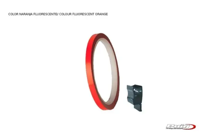 Puig Rim Tape with Applicator | Fluores cent Orange 