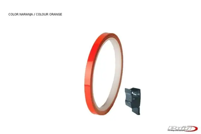 Puig Rim Tape with Applicator | Reflect ive Orange 