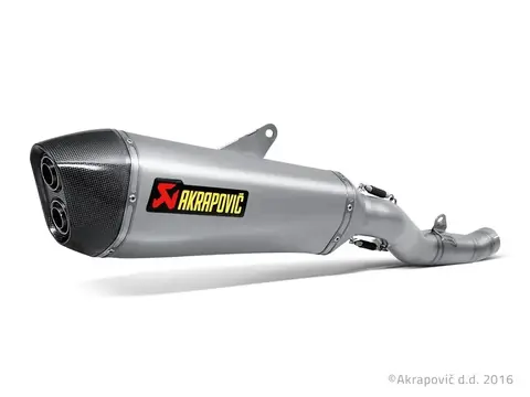 Akrapovic Slip-On Lyddemper Kawasaki GTR1400 (08-17)