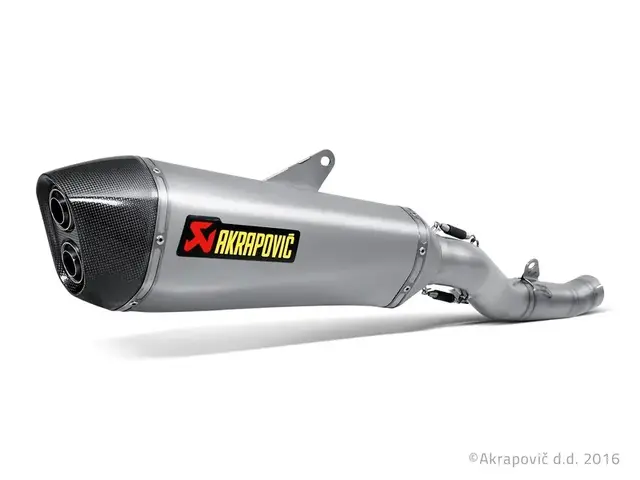 Akrapovic Slip-On Lyddemper Kawasaki GTR1400 (08-17) 