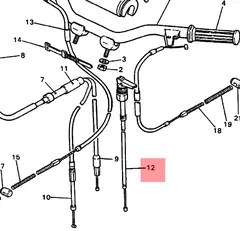 Yamaha Choke Wire CABLE, STARTER 1