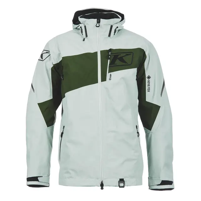 KLIM Storm Snøscooterjakke Grå/Grønn S Allsidig jakke med Gore-Tex 