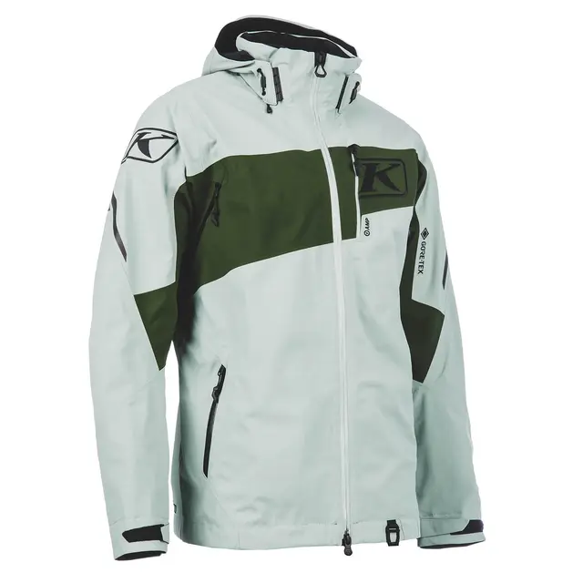 KLIM Storm Snøscooterjakke Grå/Grønn S Allsidig jakke med Gore-Tex 