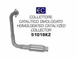 Arrow kollektor YZF-R125 &amp; MT125 21- Med katalysator
