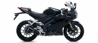 Arrow Lyddemper YZF-R125 19-| MT-125 21- Sort Alu w/Carbon endestuss