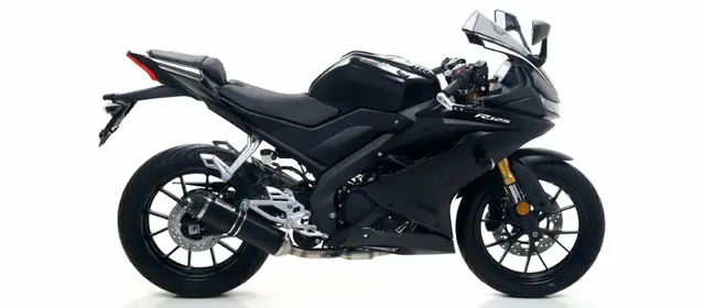 Arrow Lyddemper YZF-R125 19-| MT-125 21- Sort Alu w/Carbon endestuss 