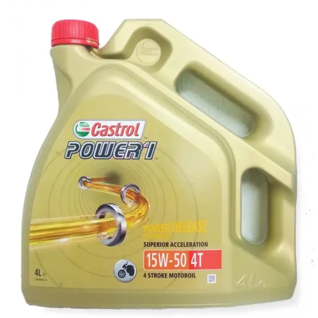 Castrol Power 1 4T 15W-50 100% Synthetic - 4 liter 