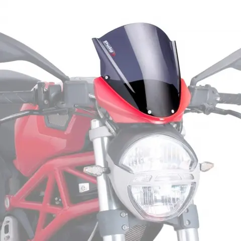 Puig Racing Screen | Dark Smoke | Ducat i Monster 1100 2009&gt;2013