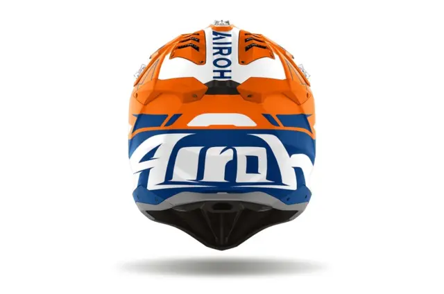 Airoh Aviator 3 Cross Hjelm XS Spin Matt Oransje Fluo 