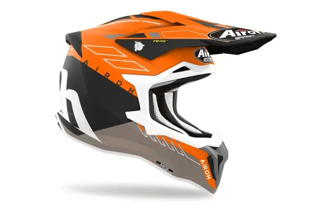 Airoh Strycker Crosshjelm Skin Oransje Matt 