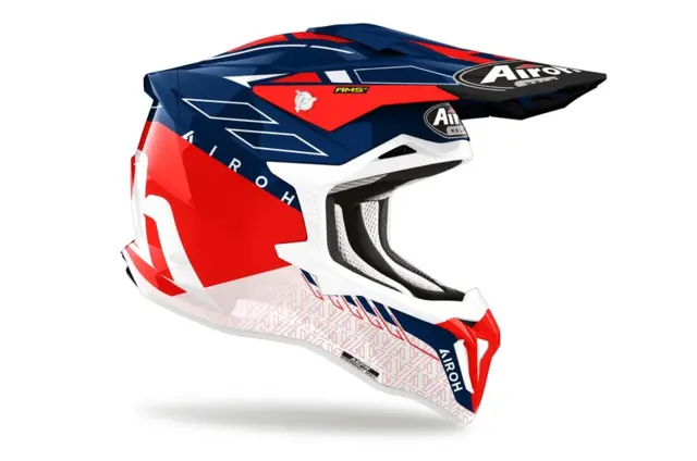 Airoh Strycker Crosshjelm Skin Matt Rød 