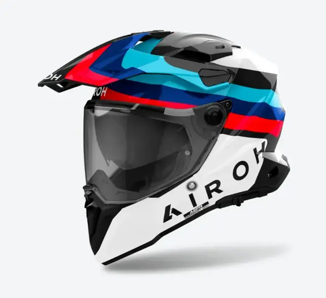 Airoh Commander 2 hjelm L Rød / blå / sort / hvit 