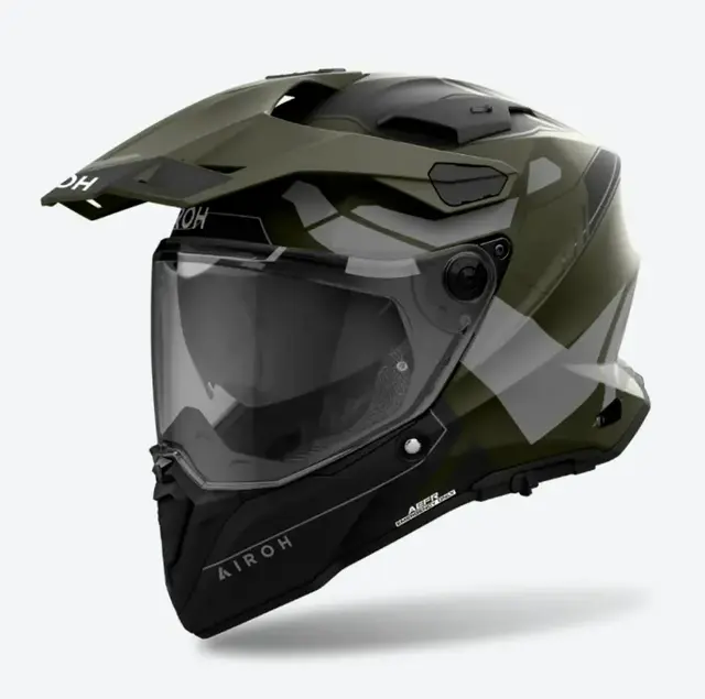 Airoh Commander 2 hjelm L Grønn / Sort / Grå 