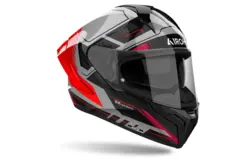 Airoh Matryx Motorsykkel Hjelm XS Grå/Rød