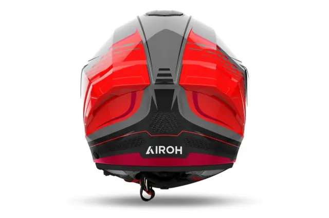 Airoh Matryx Motorsykkel Hjelm XS Grå/Rød 