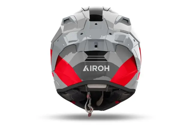 Airoh GP 800 Motorsykkel Hjelm XS Competition - Grå/Rød 