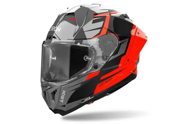 Airoh GP 800 Motorsykkel Hjelm XS Master - Sort/Oransje 