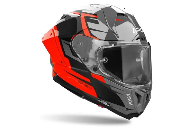 Airoh GP 800 Motorsykkel Hjelm XS Master - Sort/Oransje 