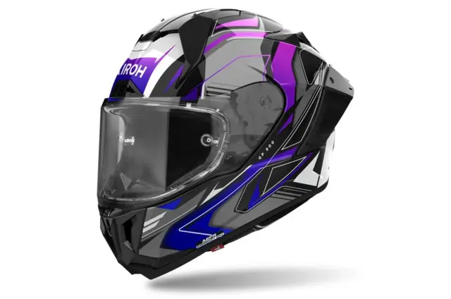 Airoh GP 800 Motorsykkel Hjelm XS Must - Sort/Blå 