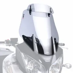 Puig Touring Screen with Visor | Light Smoke | Suzuki DL 650 V-Strom 2004&gt;2011