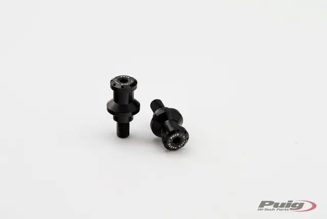 Puig Hi-Tech Spool Sliders - Sort Kawasaki Ninja 125 2019> 