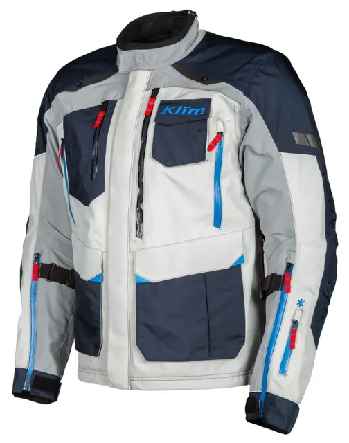 Klim Carlsbad Motorsykkel Jakke XL Navy Blue - Cool Gray 