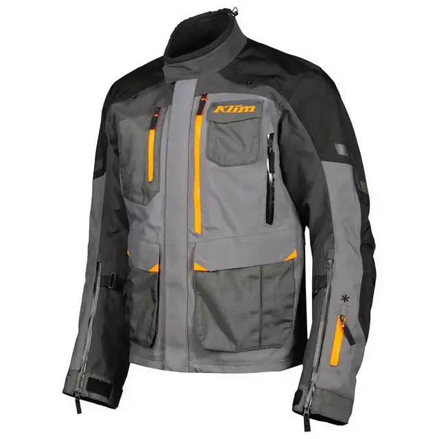 Klim Carlsbad Motorsykkel Jakke M Asphalt - Strike Orange 
