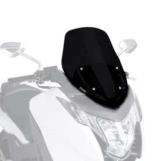 Puig V-Tech Line Sport Screen - Svart Honda NC 700 D Integra 2012